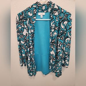 Womens Dress Barn Jacket Wrap Medium LIKE NEW